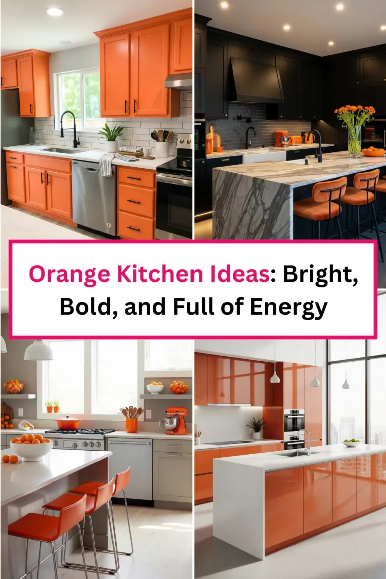 Orange kitchen ideas