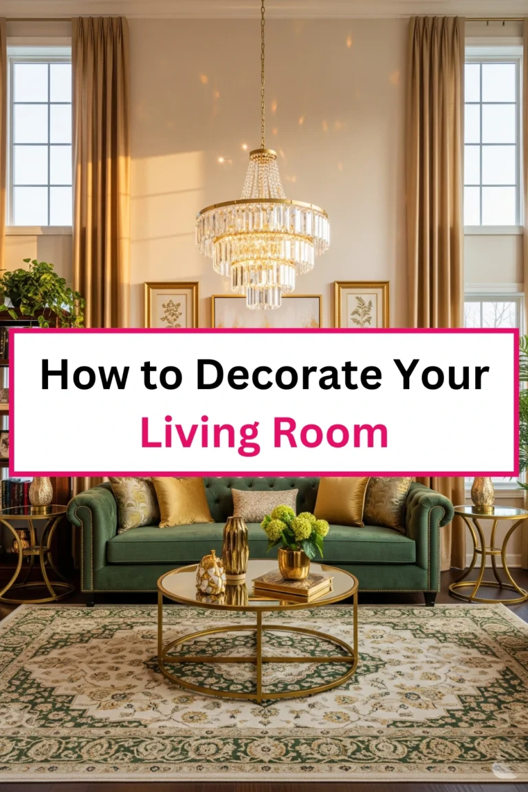 Decorate your living room