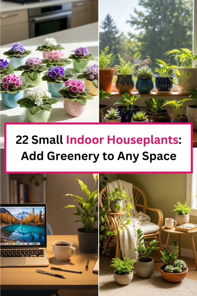 22 Small Indoor Houseplants: Adding Greenery to Any Space