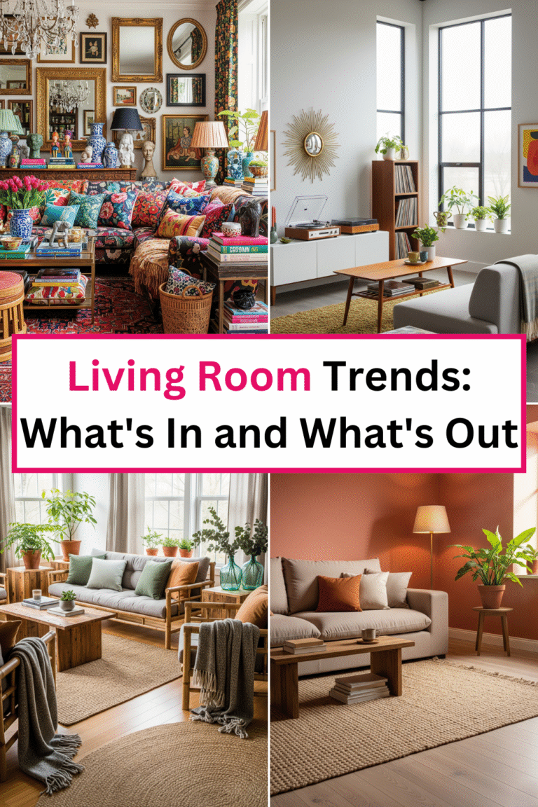 Living Room Trends: What’s In and What’s Out for 2025