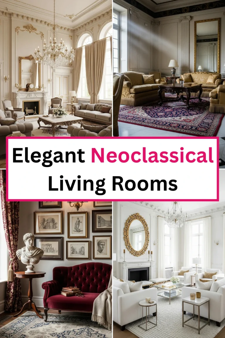 Neoclassical Living Rooms