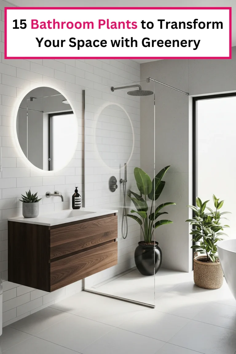 Top 15 Bathroom Plants to Transform Your Space with Greenery