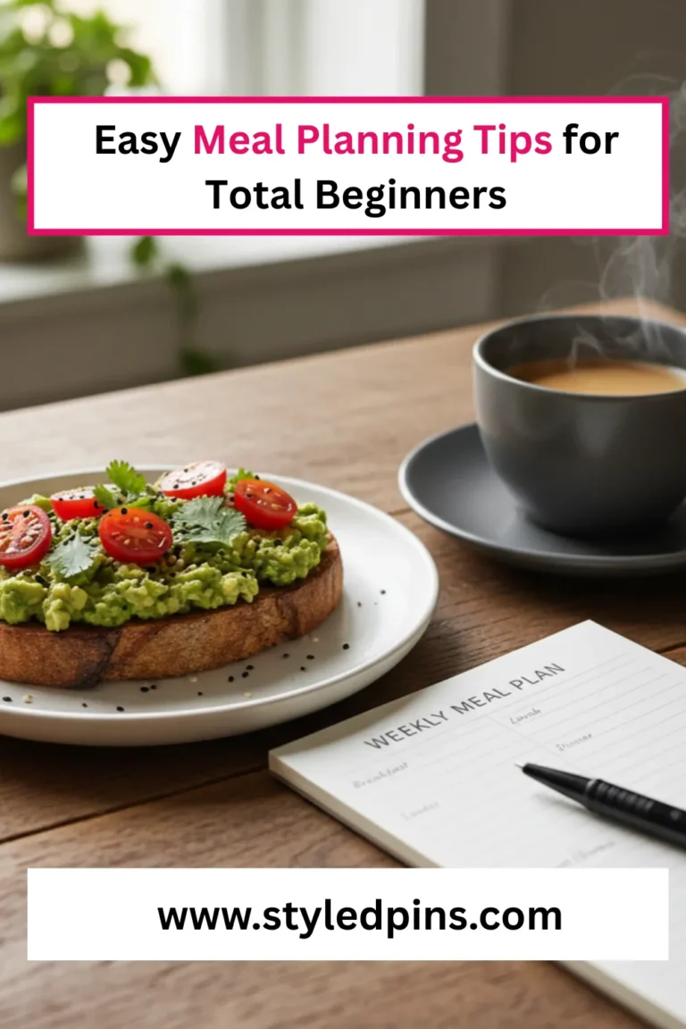 Easy Meal Planning Tips for Total Beginners