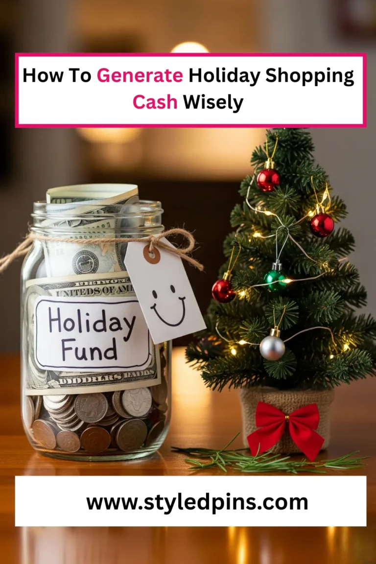 How To Generate Holiday Shopping Cash Wisely