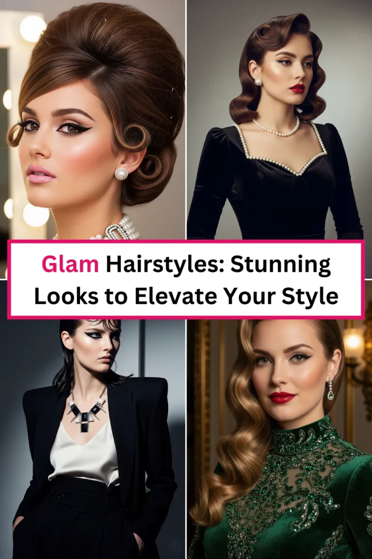 Glam Hairstyles: Stunning Looks to Elevate Your Style