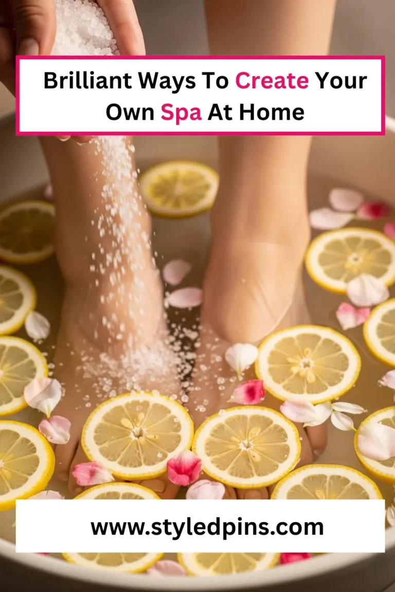 Brilliant Ways To Create Your Own Spa At Home